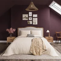 Helena Springfield Harvest Moon Ticking Stripe Duvet Cover Set Graphite & Copper