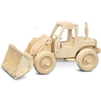 Quay Woodcraft Construction Kit Bulldozer
