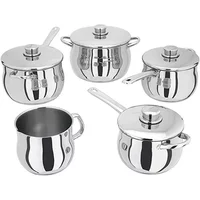 Stellar 1000 Classic 5 Piece Deep Saucepan Set