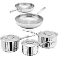 Stellar 7000 Profile 5 Piece Stainless Steel Cookware Set