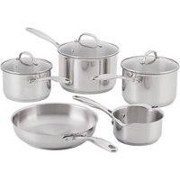 Stellar 7000 Profile Silver 5 Piece Cookware Set