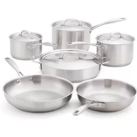 Stellar 7000 Profile Matte Silver 6 Piece Cookware Set