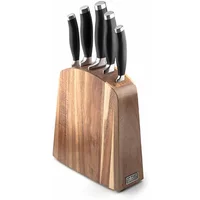 Sabatier Professional 5 Piece Acacia Wood Knife Block Set