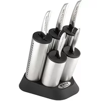 Global Sai Cylinder Engine Knife Block 6 Piece