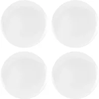 Royal Worcester Serendipity White Set of 4 Coupe Plates 20cm