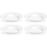 Royal Worcester Serendipity White Set of 4 Soup Plates