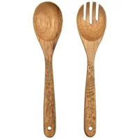 Peter Rabbit Classic Salad Servers Mango Wood Engraved