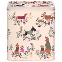 Sara Miller Dapper Dogs Large Rectangle Storage Tin