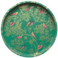 Sara Miller Chelsea Green Birds Deep Well Tin Tray