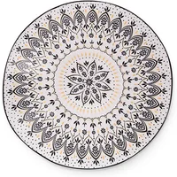 Sara Miller Artisanne Noir Mandala Medium Serving Bowl