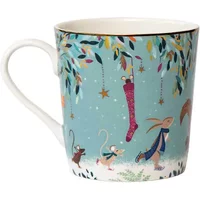 Sara Miller Woodland Tales Collection Mug Skaters