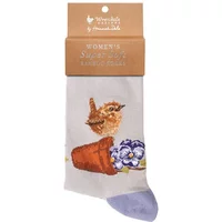 Wrendale Designs 'Pottering About' Wren Socks