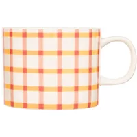 Siip Gingham Pink Short Mug