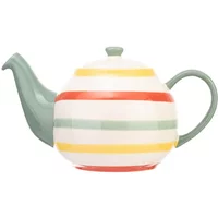 Siip Multi Stripe Autumn 6 Cup Teapot