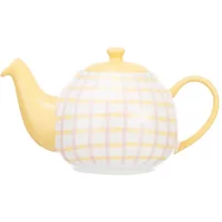 Siip Gingham Pink 2 Cup Teapot