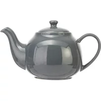 Siip Solid Glaze Grey 6 Cup Teapot