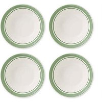 Portmeirion Potters Stripe Set of 4 13cm Bowls Green