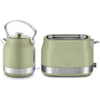 Swan Retro Revive Green Traditional Kettle & 2 Slot Toaster Set