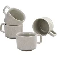 Stellar Stoneware Bantham Set of 4 Large Mugs