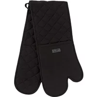 Stellar Textiles 93cm Black Double Oven Glove