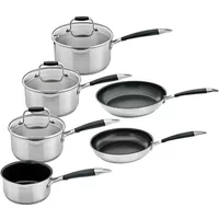Stoven Soft Touch Induction 5 Piece Cookware Set plus 28cm Frying Pan