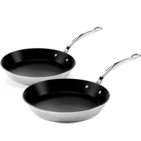 Samuel Groves Classic Non-Stick Triply 2 Piece Frypan Set 20cm & 28cm