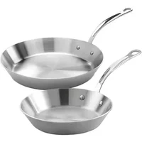 Samuel Groves Classic Triply Stainless Steel 20cm & 28cm Frypan Set