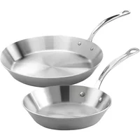Samuel Groves Classic Triply Stainless Steel 20cm & 30cm Frypan Set