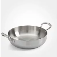 Samuel Groves Classic Stainless Steel Triply 20cm Double Handled Chefs Pan