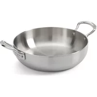 Samuel Groves Classic Stainless Steel Triply 24cm Double Handled Chefs Pan
