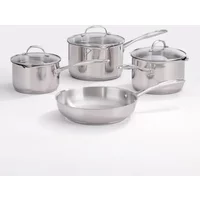 Stellar Profile 4 Piece Uncoated Cookware Set