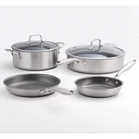 Stellar Zero 4 Piece Uncoated Cookware Bundle