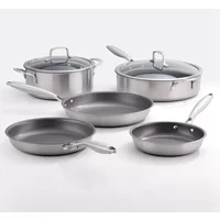 Stellar Zero 5 Piece Uncoated Cookware Bundle