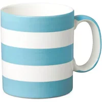 W.M.Bartleet & Sons 1pt Striped Mug Duck Egg Blue