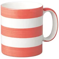 W.M.Bartleet & Sons 1pt Striped Mug Coral Pink