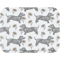 Thornback & Peel Dog & Daisy Large Rectangular Birch Tray