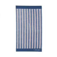 Joules Grove Stripe Towels Blue