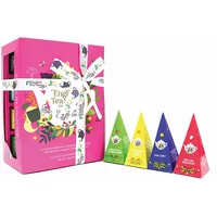 English Tea Shop Box of 12 Organic Pyramid Classic Tea Collection Sachets
