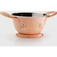 Taylor's Eye Witness Terracotta Clay Mini Stainless Steel Colander