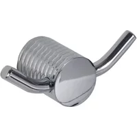 Showerdrape Vitality Chrome Stainless Steel Wall Mounted Double Robe Hook