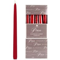 Prices Venetian 10 inch Dinner Candle Pack Of 10 Wine Red