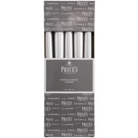 Prices Fresh Air Venetian 10 inch Dinner Candle Pack of 10 Wrapped Silver