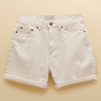 Joules Cream Denim Shorts Size 18
