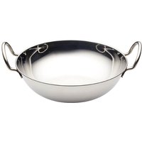 World Of Flavours Indian Large Stainless Steel Balti Dish