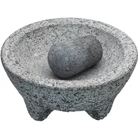 World of Flavours Spice Granite Mortar and Pestle 20 x 10cm