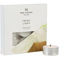 Wax Lyrical Fresh Linen Pack of 9 Tealights