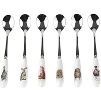 Wrendale Designs Country Animal Set Of 6 Tea Spoons