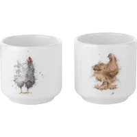 Wrendale Designs Set Of 2 Chicken Egg Cups