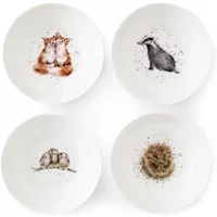 Wrendale Designs Set of 4 Woodland Animals Cereal Bowls