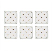 Wrendale Designs Set of 6 'The Bee' Woodland Animal Coasters